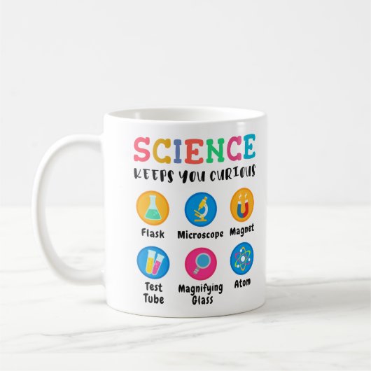 Mug Science keeps you curious (Gauche)