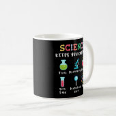 Mug Science keeps you curious (Devant droit)