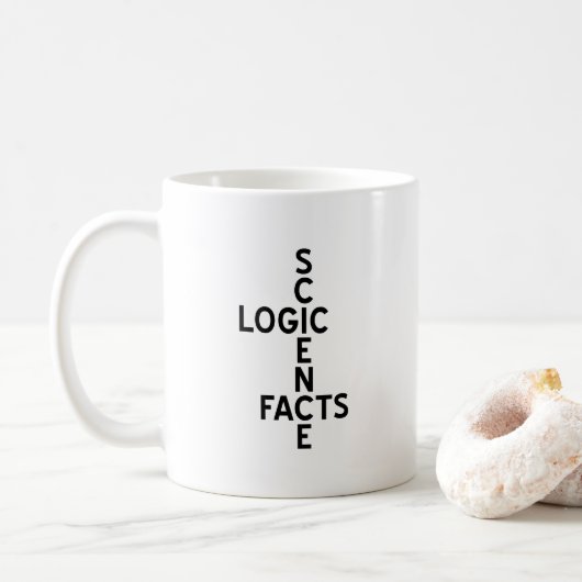 Mug Science - Logique - Faits (Avec donut)
