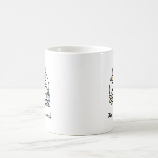 Mug Science Meilleur Enseignant Flacon Ever, Microscop (Centre)