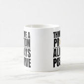 Mug Science nerd proton positif professeur de chimie (Centre)