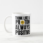 Mug Science nerd proton positif professeur de chimie (Gauche)