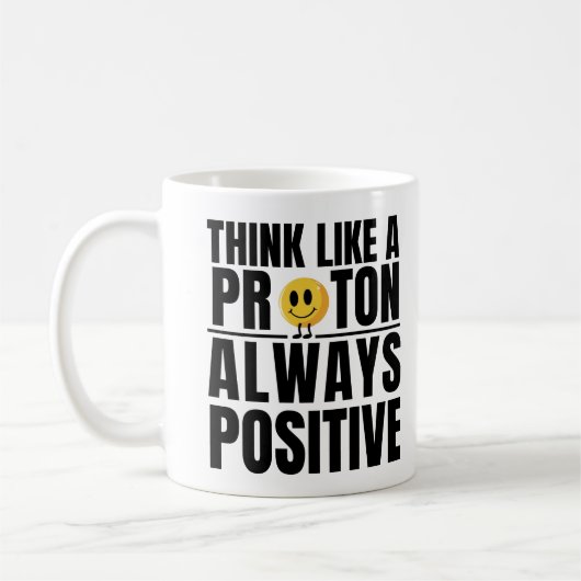 Mug Science nerd proton positif professeur de chimie (Gauche)