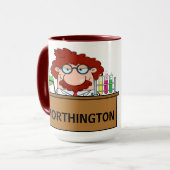 Mug SCIENCE Professeur scientifique (Devant gauche)