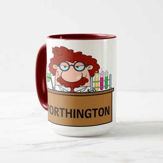 Mug SCIENCE Professeur scientifique (Devant gauche)