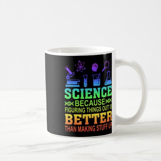 Mug Science Teacher, Because Figuring Things Out Is Be (Droite)