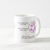 Mug Science Valentine Microbiologie Gram Stain Poème L (Devant droit)