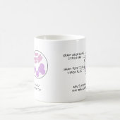 Mug Science Valentine Microbiologie Gram Stain Poème L (Centre)