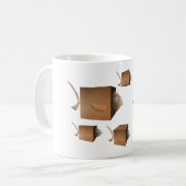 Mug Scientific classification for cardboard boxfish (Devant gauche)