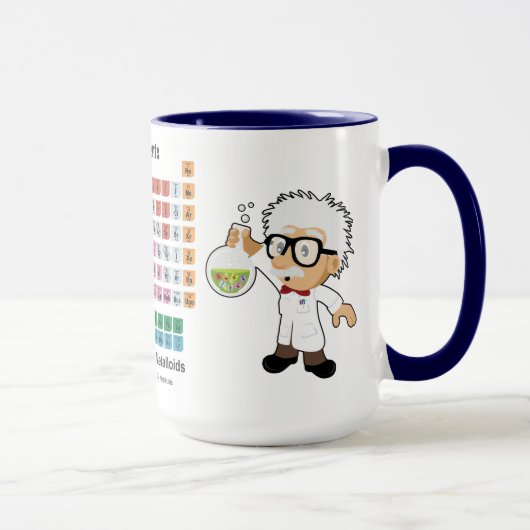 Mug Scientifique avec le becher et le Tableau (Droite)