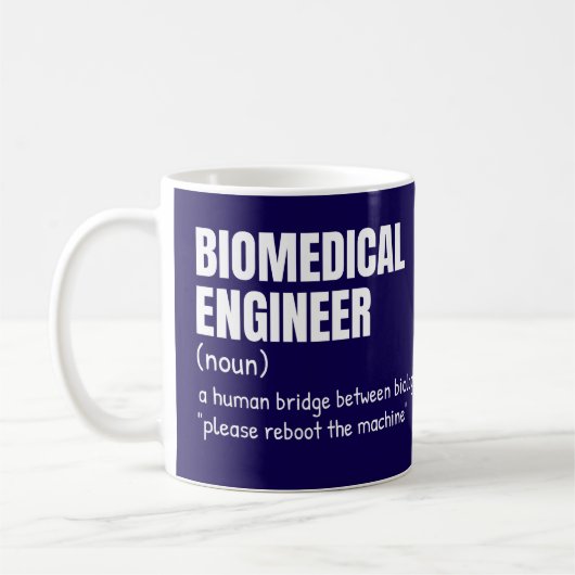 Mug Scientifique biomédical Définition amusante (Gauche)