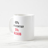 Mug Scientifique de données Badass (Devant gauche)