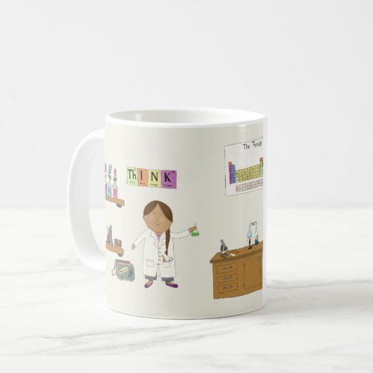 Mug Scientifique de fille (Devant gauche)