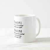 Mug Scientifique de nourriture de règle (Devant droit)