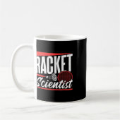 Mug Scientifique de raquette amant de l'équipe de joue (Gauche)