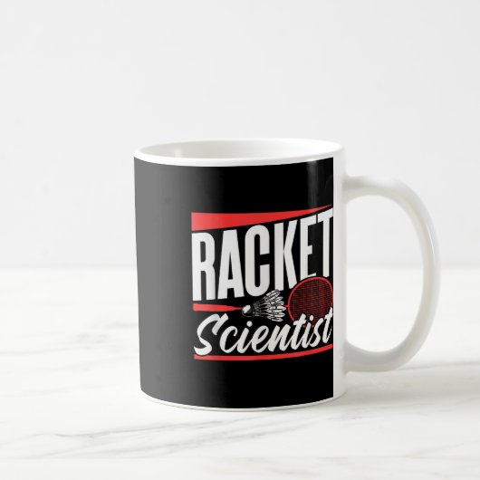 Mug Scientifique de raquette amant de l'équipe de joue (Droite)