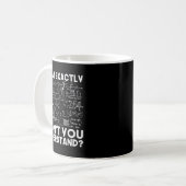 Mug Scientifique drôle physicien maths physique (Devant gauche)