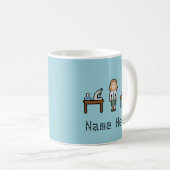 Mug Scientifique faite sur commande de femelle de (Devant droit)