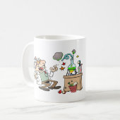 Mug Scientifique fou drôle de Personalizable avec (Devant gauche)