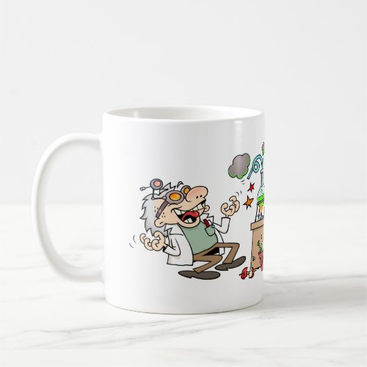 Mug Scientifique fou drôle de Personalizable avec (Gauche)