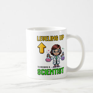 Mug Scientifique qui monte de niveau Ck à l'école drôl