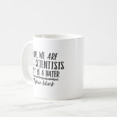 Mug Scientifiques fous noirs orphelins (Devant gauche)