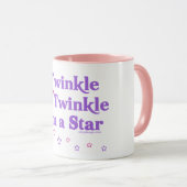 Mug Scintillement de scintillement je suis une étoile (Devant droit)