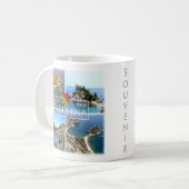 Mug SCL017 TAORMINA Isola Bella, Mosaïque, Sicile, (Devant gauche)