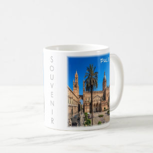 Mug SCL030 PALERMO, Panorama, Sicile, Italie,