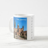 Mug SCL030 PALERMO, Panorama, Sicile, Italie, (Devant gauche)