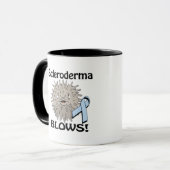 Mug Scleroderma souffle Conception de sensibilisation (Devant gauche)