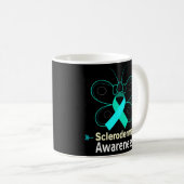 Mug Scléroderme papillon Scléroderme ruban Sensibilisa (Devant droit)