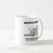 Mug Sclérose C'est comme avoir l'éléphant de Hangover (Devant droit)