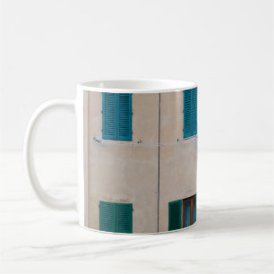 MUG SCONCE EXTÉRIEURE NOIRE SUR MUR PEINT ROSE