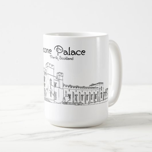 Mug Scone Palace, Perth, Ecosse (Devant droit)