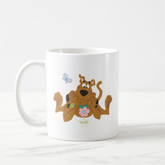 Mug Scooby-Doo Admirant Fleur (Gauche)