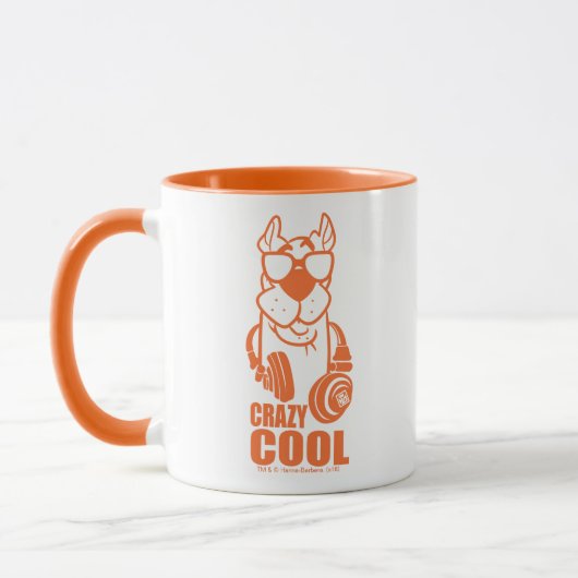 Mug Scooby-Doo "Cool fou" casque graphique (Gauche)