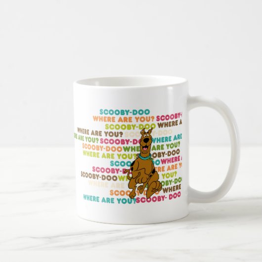 Mug Scooby-Doo Coureur "Où Es-Tu ?" (Droite)