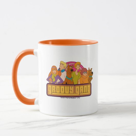 Mug Scooby-Doo | Graphique de dessin rétro "Gang Super (Gauche)