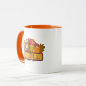 Mug Scooby-Doo | Graphique de dessin rétro "Gang Super (Devant gauche)
