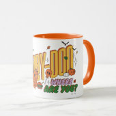 Mug Scooby-Doo Halloween Snack Logo (Devant droit)