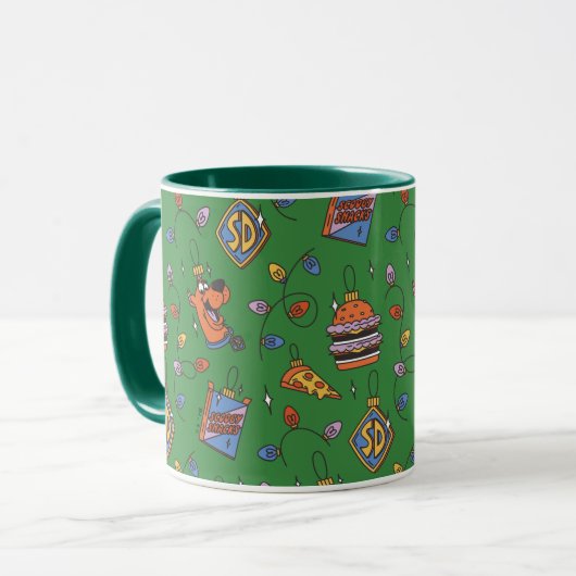 Mug Scooby-Doo Holiday Snack Lights Pattern (Devant gauche)