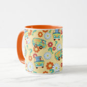 Mug Scooby-Doo Mystery Motif de fleurs (Devant gauche)