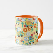 Mug Scooby-Doo Mystery Motif de fleurs (Devant droit)