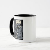 Mug Scooby-Doo Noir Haunted Mansion Graphisme (Devant gauche)