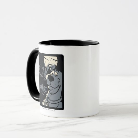 Mug Scooby-Doo Noir Haunted Mansion Graphisme (Devant gauche)
