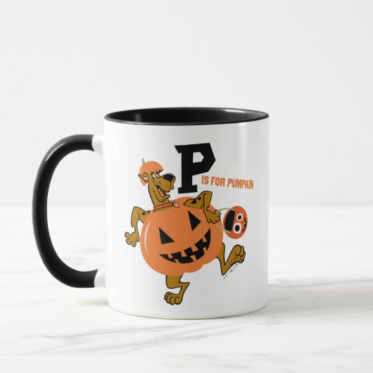 Mug Scooby-Doo | P est pour le Citrouille (Gauche)