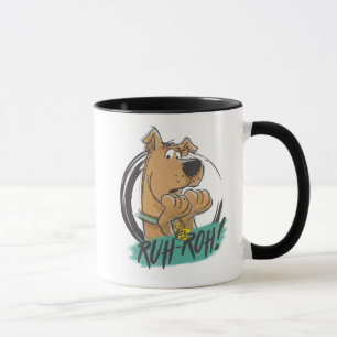 Mug Scooby-Doo "Ruh Roh !" Croquis de marqueur
