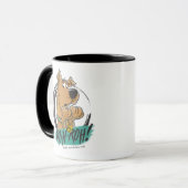 Mug Scooby-Doo "Ruh Roh !" Croquis de marqueur (Devant gauche)
