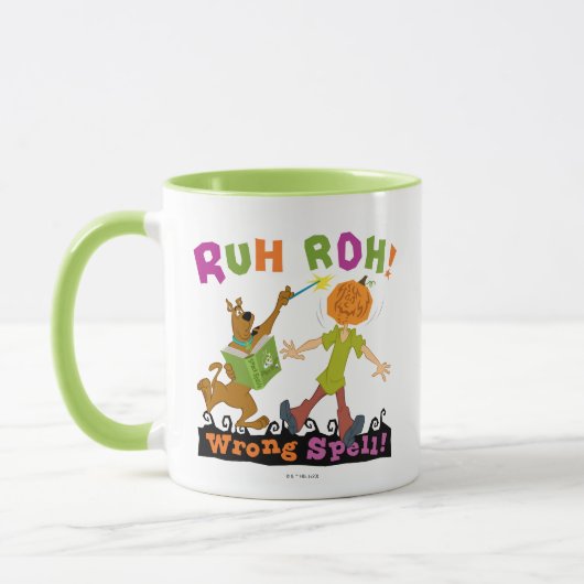 Mug Scooby-Doo | Ruh Roh ! Mauvais sort ! (Gauche)
